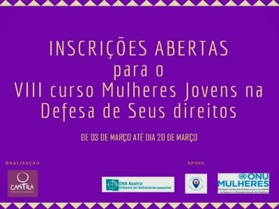 Leia mais sobre o artigo VIII Curso Mulheres Jovens na Defesa dos Seus Direitos