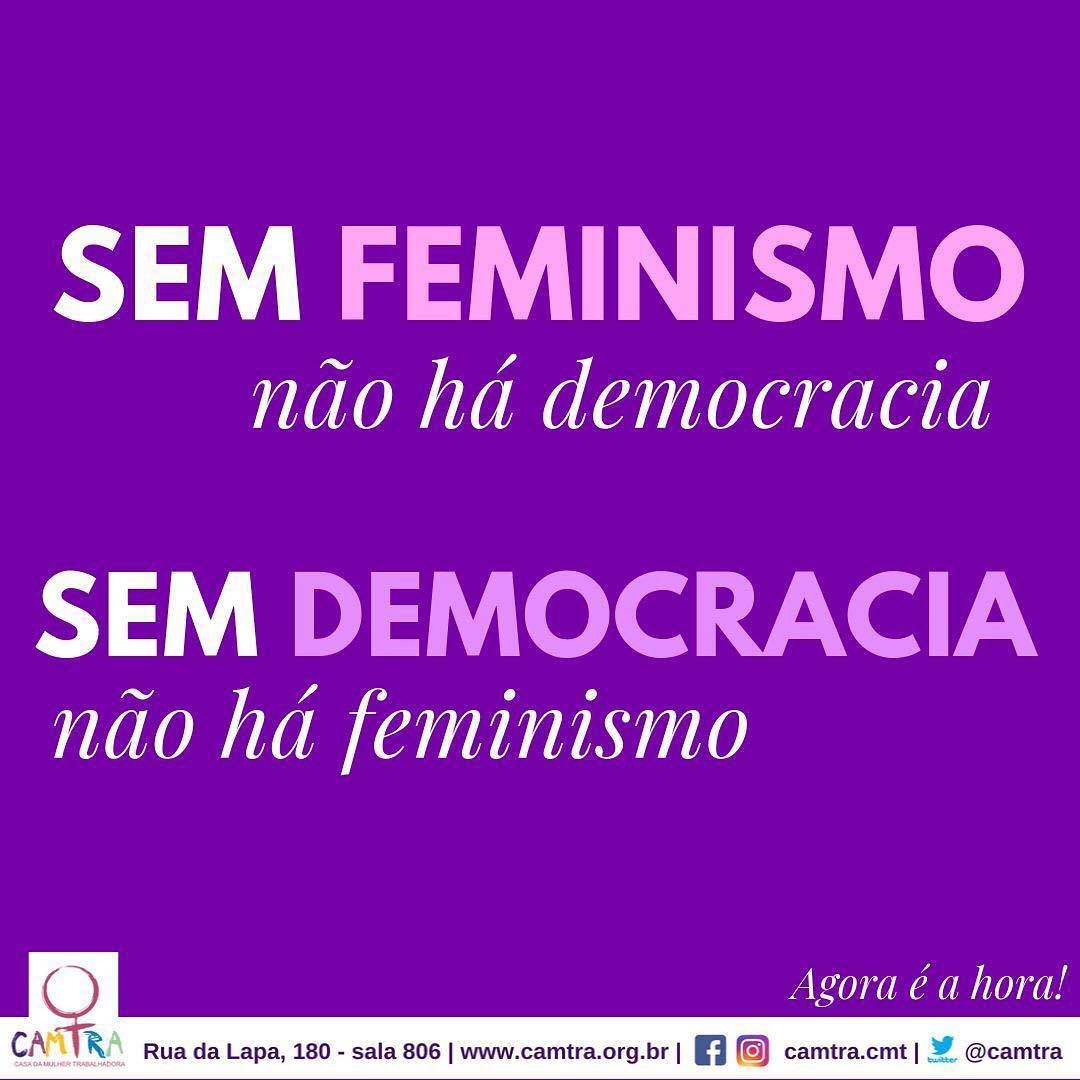 Leia mais sobre o artigo Sem Feminismo não há democracia!