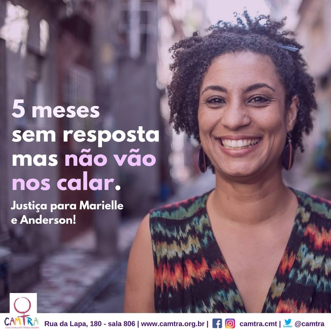 Você está visualizando atualmente 5 meses sem Marielle Franco: Votação final/definitiva para 6 dos seus projetos de leis