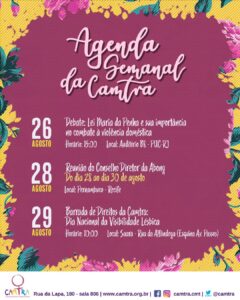 Leia mais sobre o artigo Agenda Semana da Camtra – 26 a 31 de Agosto