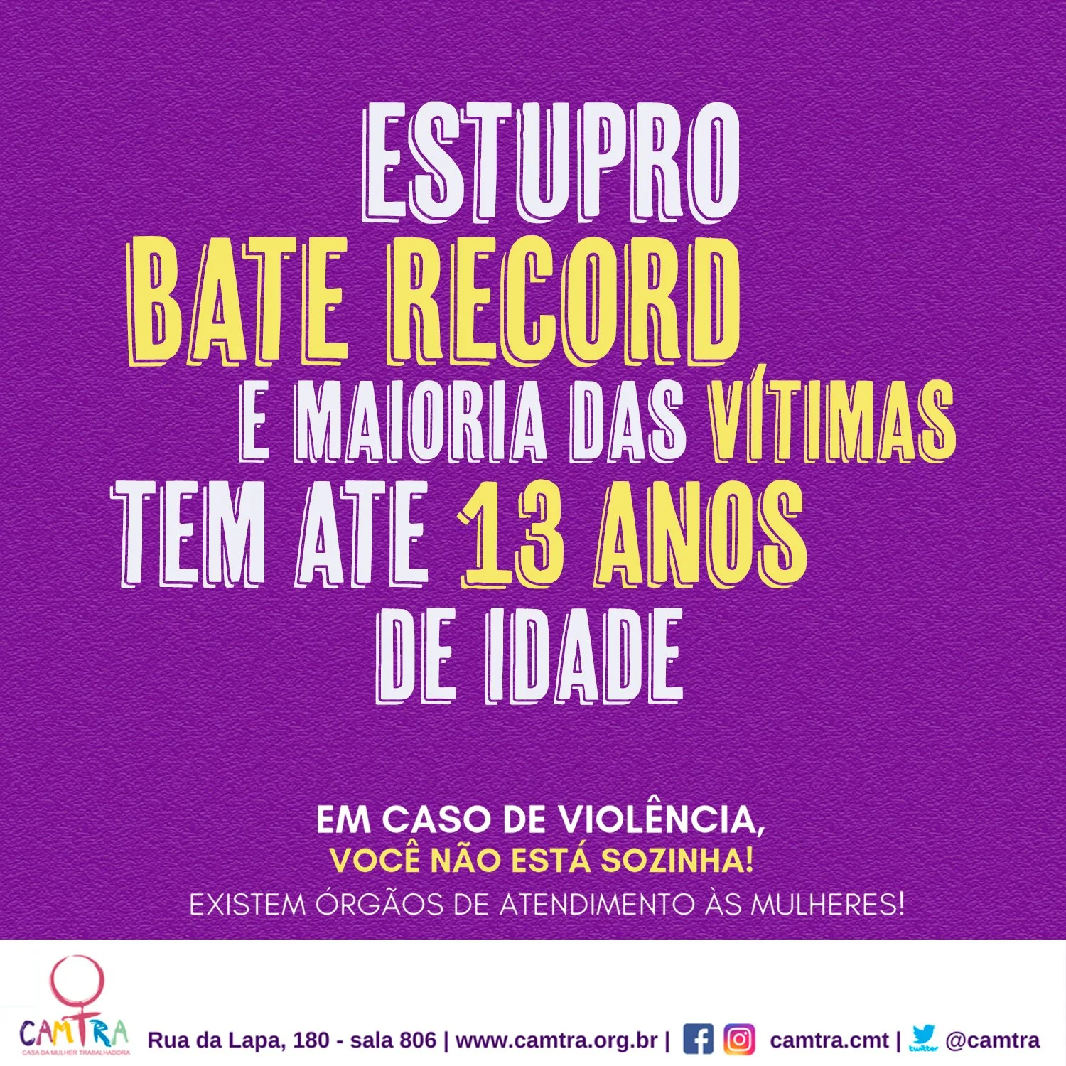 Você está visualizando atualmente Número de Estupros no Brasil Bate Record em 2018 e Maioria das Vítimas são Meninas de até 13 Anos de Idade!