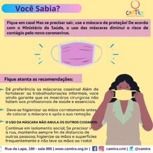 Leia mais sobre o artigo #Fiqueemcasa: Você sabia? Máscaras de proteção podem diminuir o risco de contágio pelo coronavírus