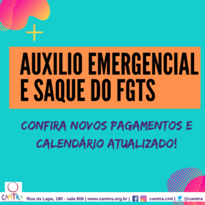 Leia mais sobre o artigo Se liga no calendário! Saque Emergencial do FGTS e Auxílio emergencial