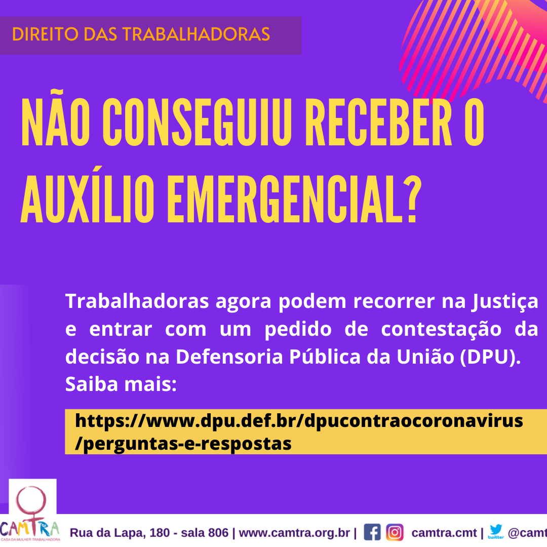 Você está visualizando atualmente Tem direito, mas teve o Auxílio Emergencial negado? Saiba como recorrer da decisão!