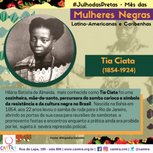 Leia mais sobre o artigo #JulhodasPretas: Tia Ciata – A Matriarca do Samba