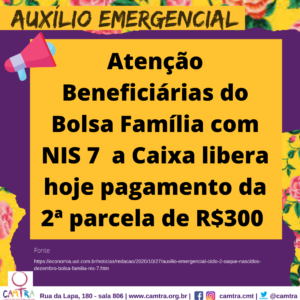 Leia mais sobre o artigo Auxílio Emergencial 27 de Outubro