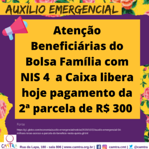 Leia mais sobre o artigo Auxílio Emergencial 22 de Outubro