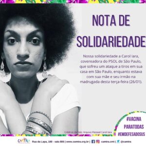 Leia mais sobre o artigo Nota de Solidariedade – Carol Iara