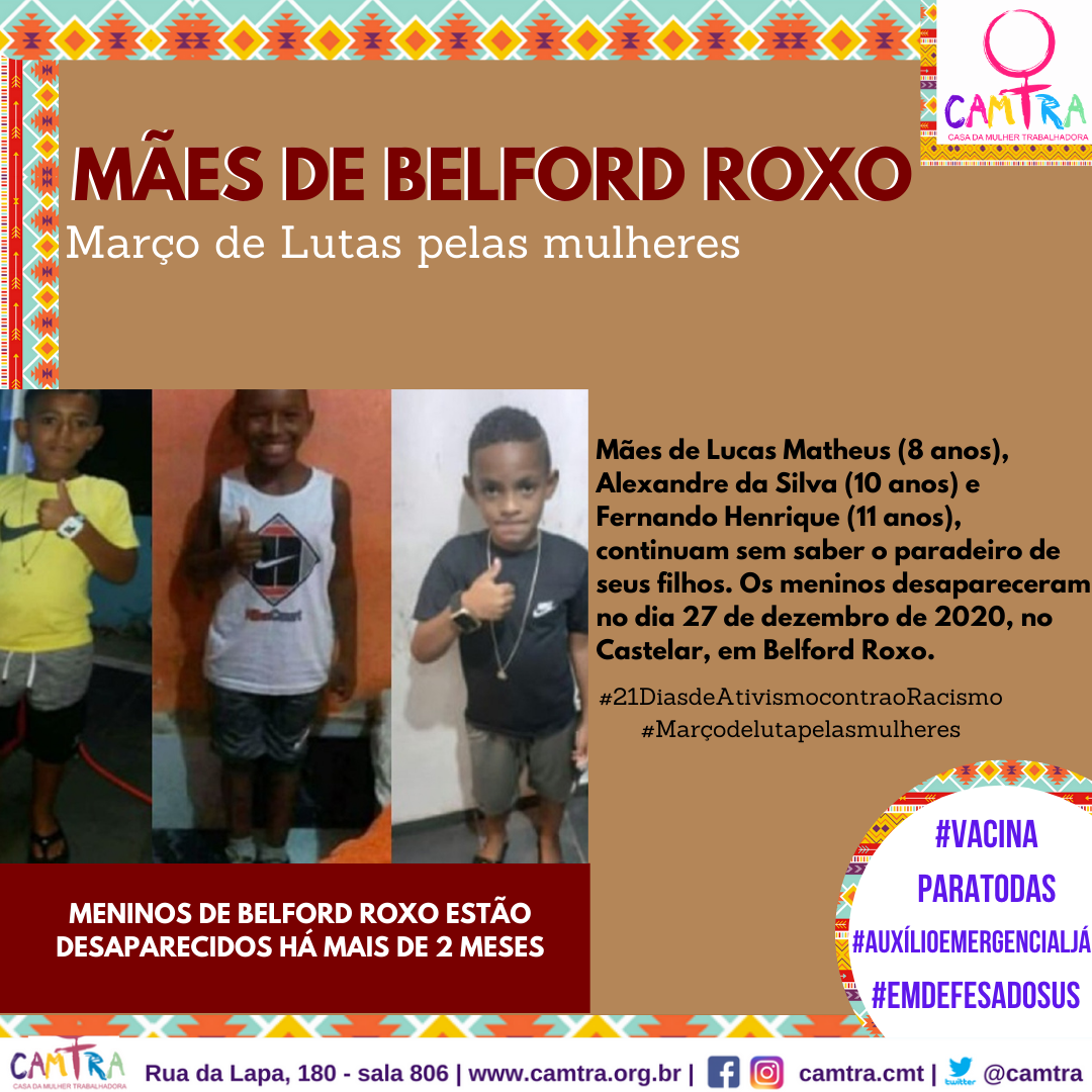 Leia mais sobre o artigo Mães de Belford Roxo: Março de Lutas pelas Mulheres