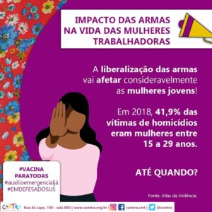 Leia mais sobre o artigo Liberalização das armas e seus impactos na vida das mulheres