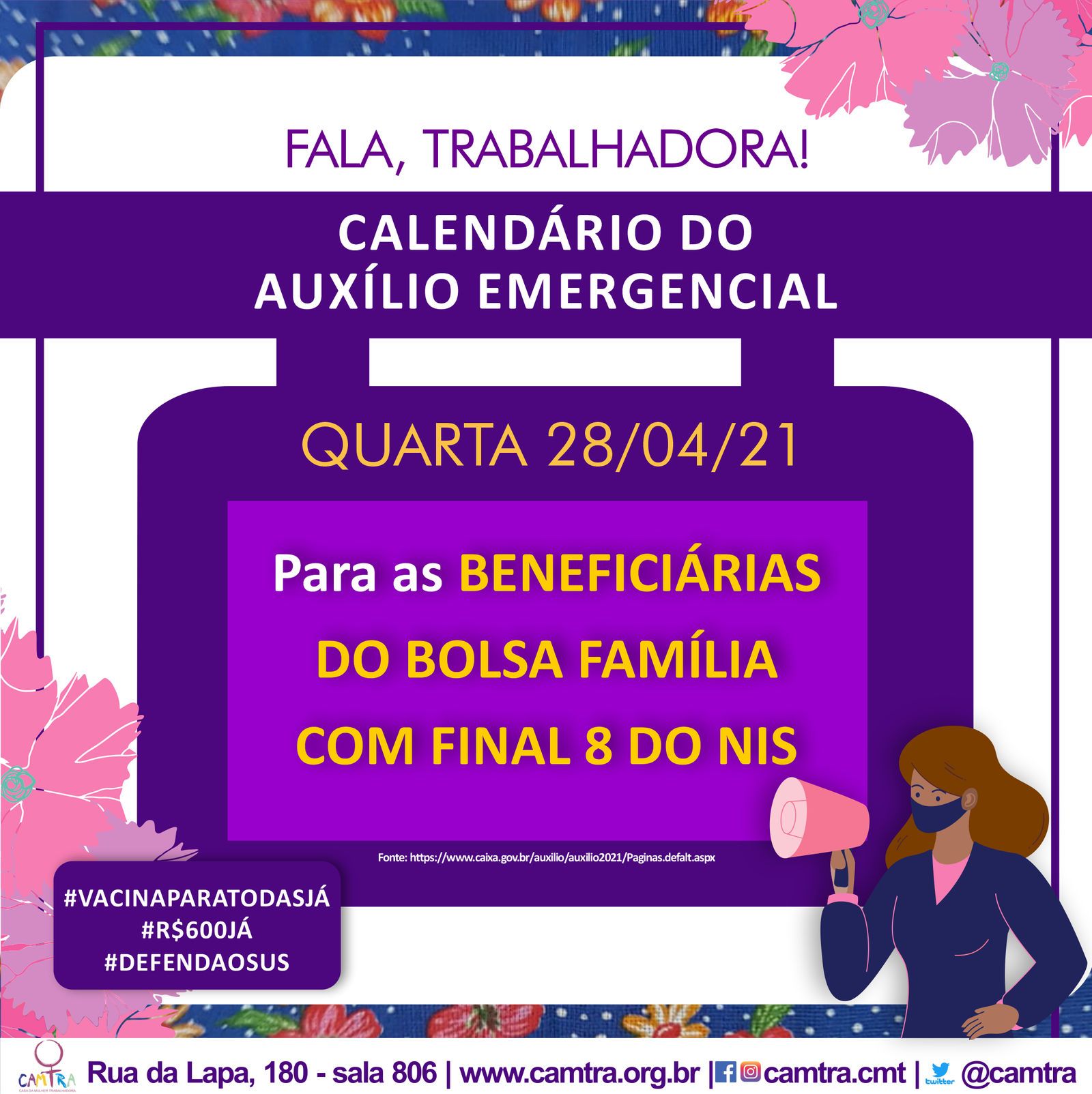 Você está visualizando atualmente Auxílio Emergencial para beneficiárias do Bolsa Família e cadastradas no site da Caixa