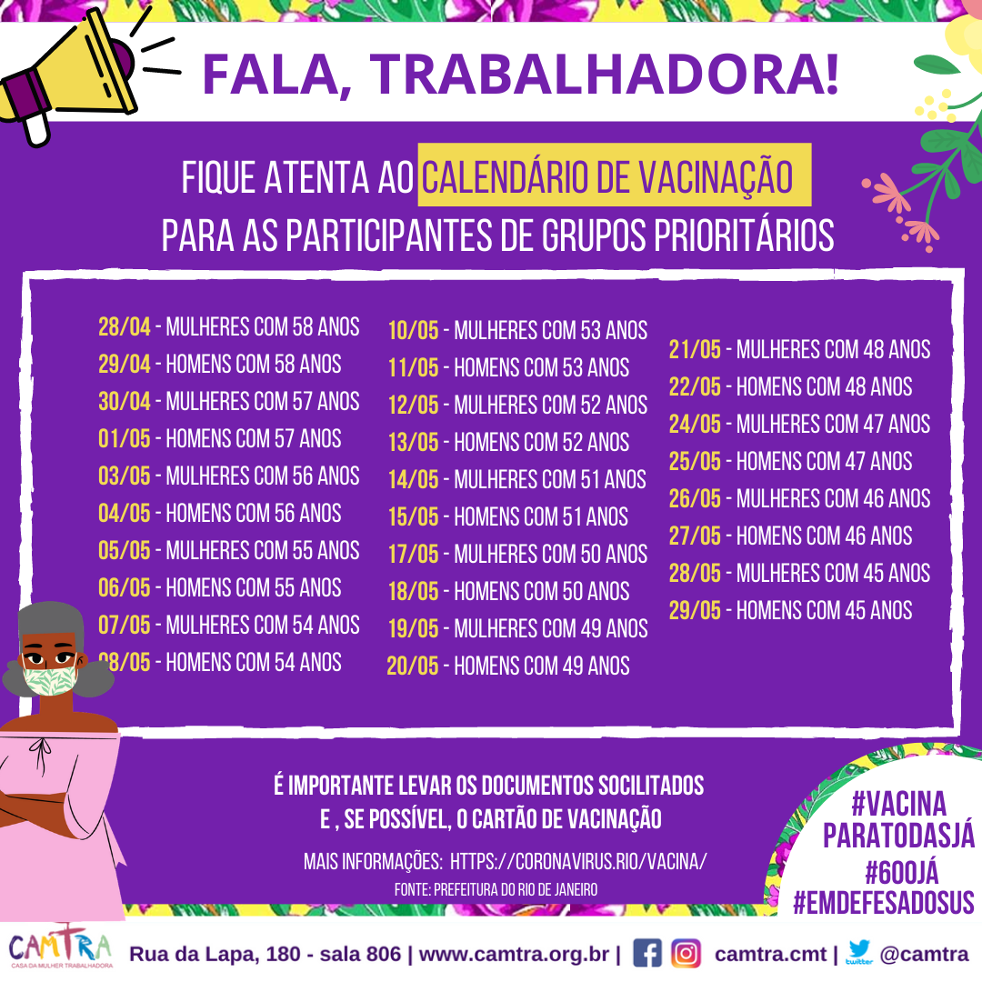 Leia mais sobre o artigo Calendário de Vacinação Rio de Janeiro