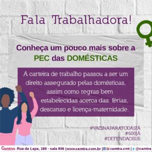 Leia mais sobre o artigo Mulheres trabalhadoras domésticas vocês conhecem seus direitos?