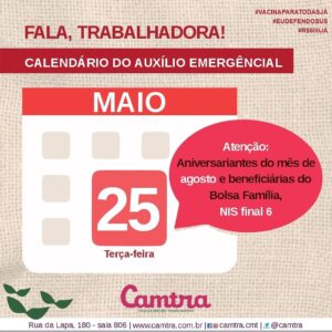 Leia mais sobre o artigo Auxílio Emergencial: Beneficiárias Nascidas em Agosto e Beneficiárias do Bolsa Família com final 6 do NIS