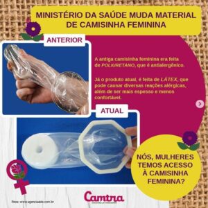 Leia mais sobre o artigo Ministério da Saúde muda material de camisinha feminina