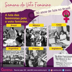 Leia mais sobre o artigo Semana do Voto Feminino: 90 anos de luta no Brasil