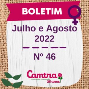 Leia mais sobre o artigo Boletim – Julho – Agosto – 2022